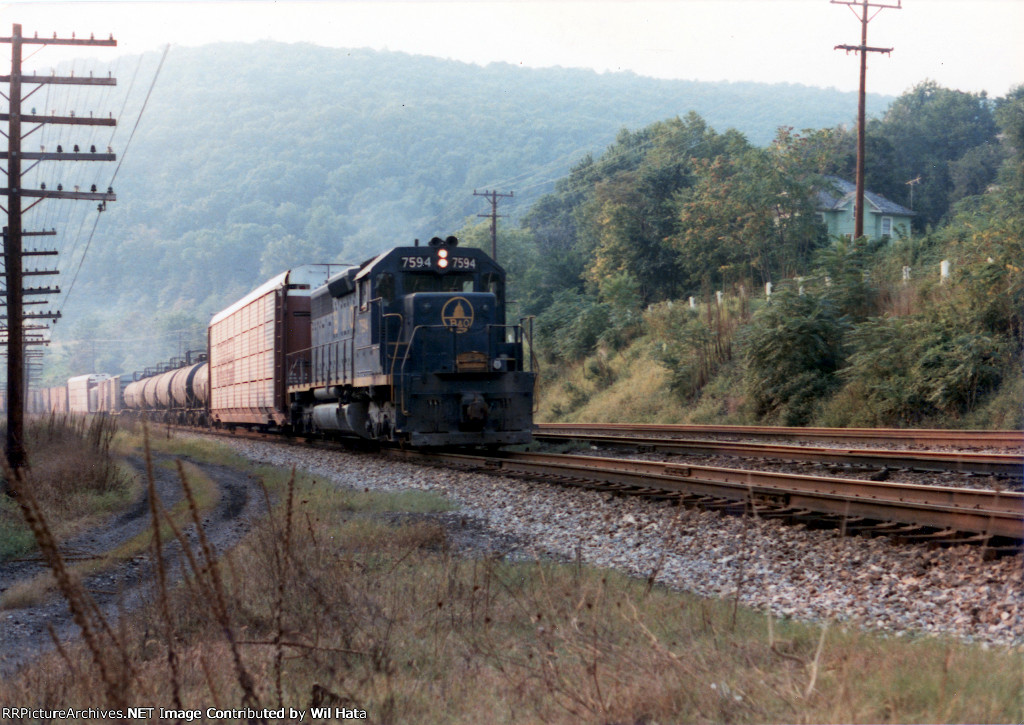 B&O SD40 7594